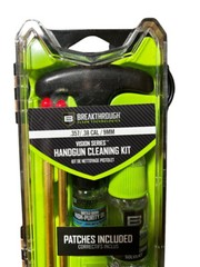 Breakthrough 9mm Pistol Cleaning Kit with Snake fits 357 38 Special 380 Calibers