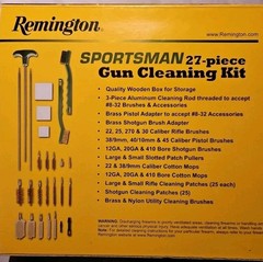 SPORTSMAN GUN CLEANING KIT ~ Remington Sportsman Universal 27 Piece Set, Unused