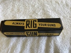 1949 RIG, RUST INHIBITING GREASE, 7 OINTMENT TUBES IN ORIGINAL DISPLAY BOX