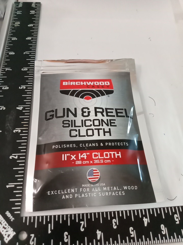 Birchwood Casey BC30001 11″x14″ Gun & Reel Silicone Single Cotton Cloth