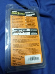 HOPPE’S BORESNAKE 6mm 243 CALIBER NOS CLEANS IN 10 SECONDS RIFLE CLEANER