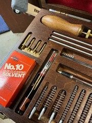 KLEEN BORE VINTAGE 1960 DELUXE GUN CLEANING KIT~NO BAR CODES~ UNUSED~MADE IN USA