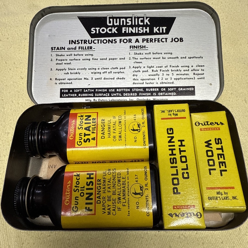 Vintage Outers Stock Finish Kit Collectible