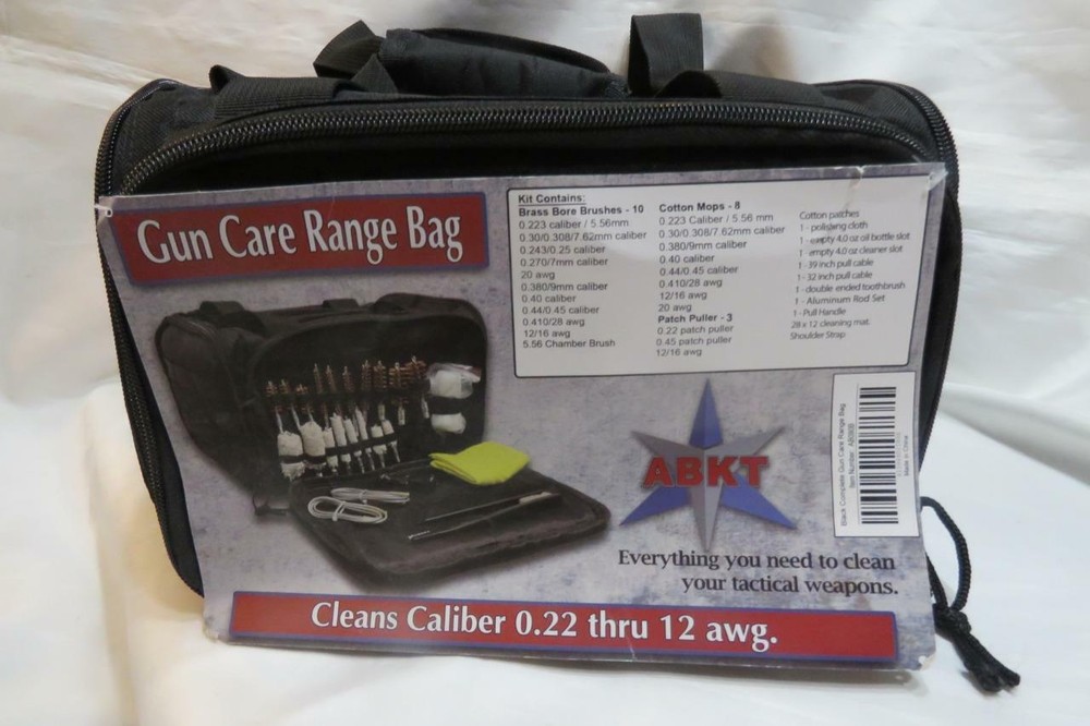 ABKT Gun Care Kit Range Bag New Black Color Model AB090B