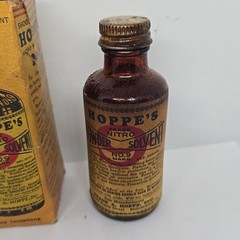 Vintage 1950’s Hoppes No 9 Powder Solvent Empty Full Gun Cleaner