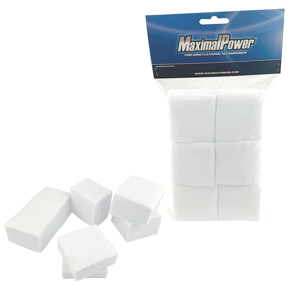 Refuelergy COTTON 2-1/4″ Gun Cleaning Patches 9mm .357 .38 .40 .45 (250pcs)