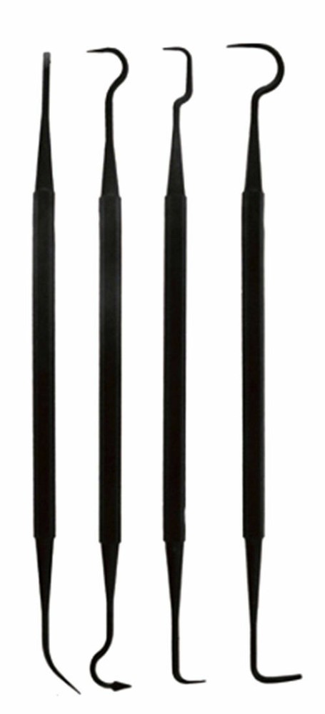 New 4pc 7 1/4″ Double Ended Nylon Pick Set Gun Cleaning Crafts Electrical Auto