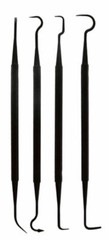 New 4pc 7 1/4″ Double Ended Nylon Pick Set Gun Cleaning Crafts Electrical Auto