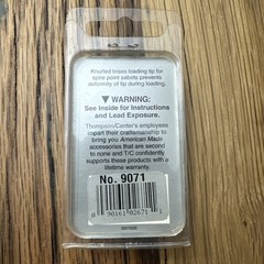 Thompson Center Arms Co No 9071 Loading Tip Cleaning Jag New