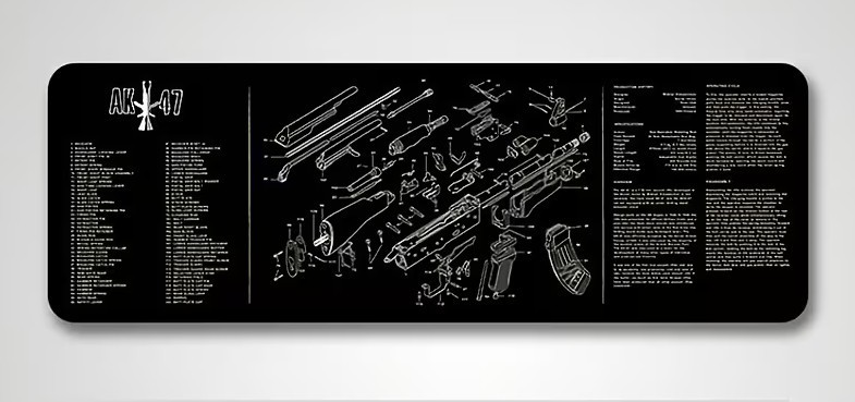 AK Gun Cleaning Mat 35×12 inch Anti Slip