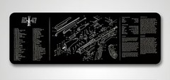 AK Gun Cleaning Mat 35×12 inch Anti Slip