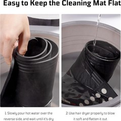 OneTigris Gun Clean Mat Magnectic for Table, Extra Large X-Large, black