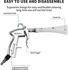 Tornado Car Cleaning Gun – Brass Adjustable Nozzle for Effective Detailing