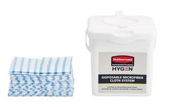 Rubbermaid Commercial Products Hygen Disposable Microfiber Cloth 12 Inch X 12