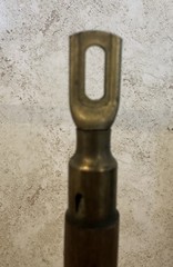 ANTIQUE MUZZLELOADER CLEANING ROD SET BRASS TIPS 48” COMPLETE