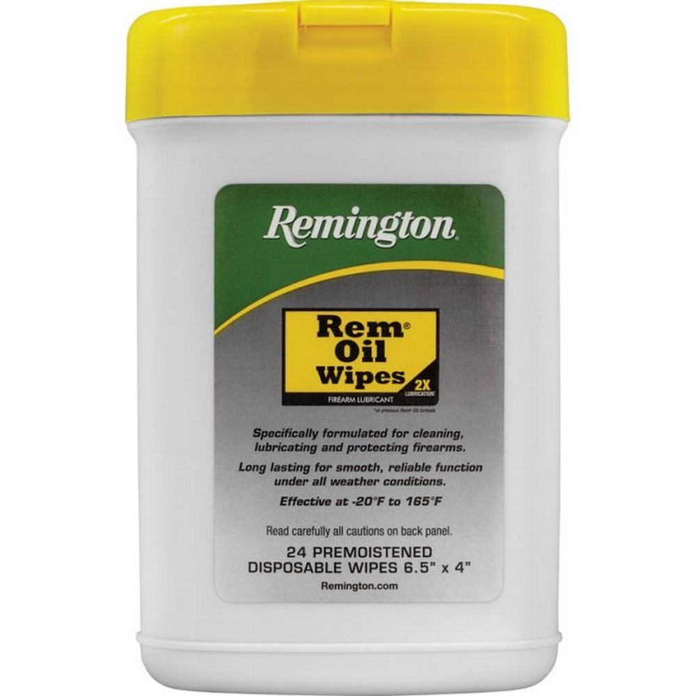 Remington Plastic Regular Shooting White Frame Cleaning Oil Wipes – 16325