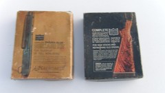 Vintage Birchwood Casey Stock Finish Kit Walnut & Perma Blue Gun Blue Kit
