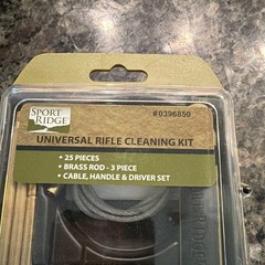 Sport Ridge Universal Rifle Cleaning Kit 25pc Brass Rod w/ Case, MPN 0396850