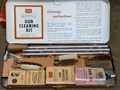 Sears Ted Williams shotgun cleaning kit, multi caliber