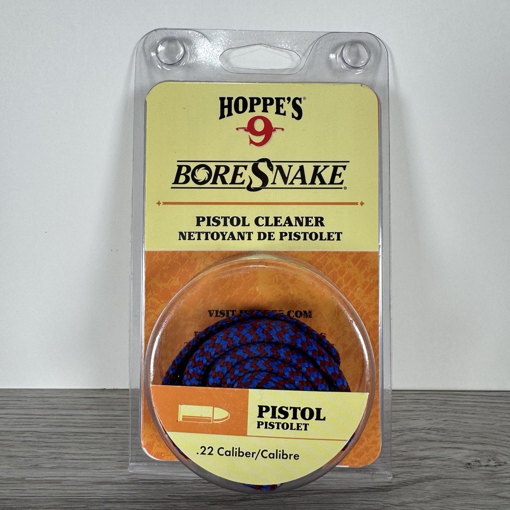 Hoppe’s .22 Pistol BORE CLEANER BoreSnake Item # 24000 NOS