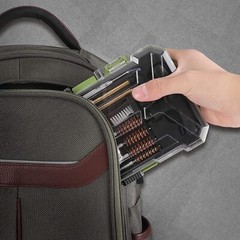 Swiss+Tech 16PC Handgun Cleaning Kit Cleaning Rod Bore Brushes Cleaning Patches