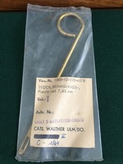 Vintage Walther PPK / PP Brass Cleaning Rod – New Old Stock / NOS