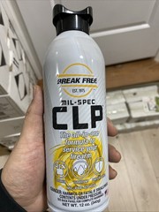 Break-Free Liquid Cleaner Lubricant Aerosol Can, 12Oz (CLP-12-12)