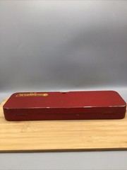 Used Vintage Outers Gunslick Rifle Gun Kit. Red Metal Box. No. 477. 30 Cal.