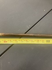 Vintage Three Piece Wood and Brass Gun Cleaning Rod