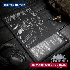 Gun Cleaning Mat 20″×12″ – Thick Protection, Leak-Proof Surface, Non-Slip Oil Re