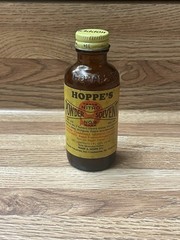 Vintage Hoppe’s #9 Nitro Powder 2 FL oz Solvent Bottle – Empty