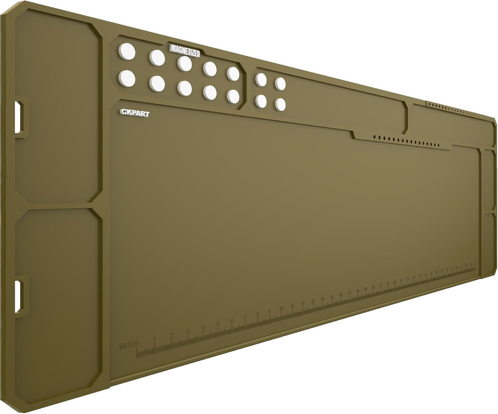 Gun Clean Mat Magnectic for All Guns Extra Large 48″X16″ for Rifle Anti-Slip …