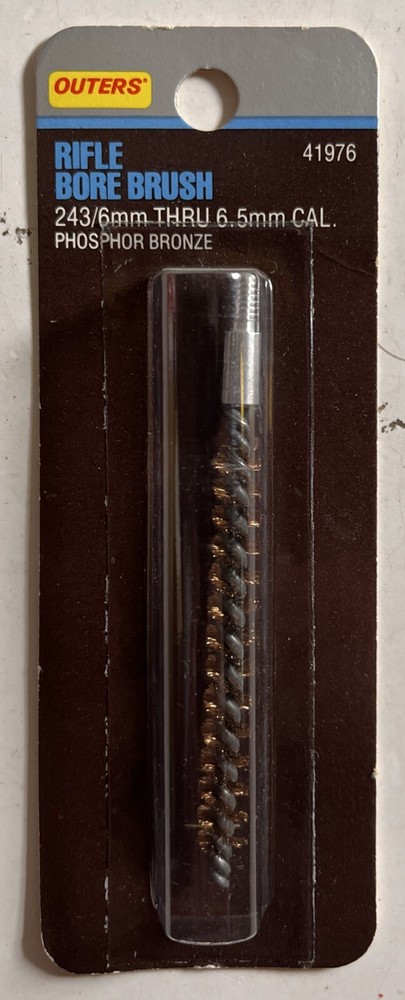 NEW OUTERS .243 .25 CALIBERS 6MM 6.5MM RIFLE BORE BRUSH 41976 FACTORY SEALED