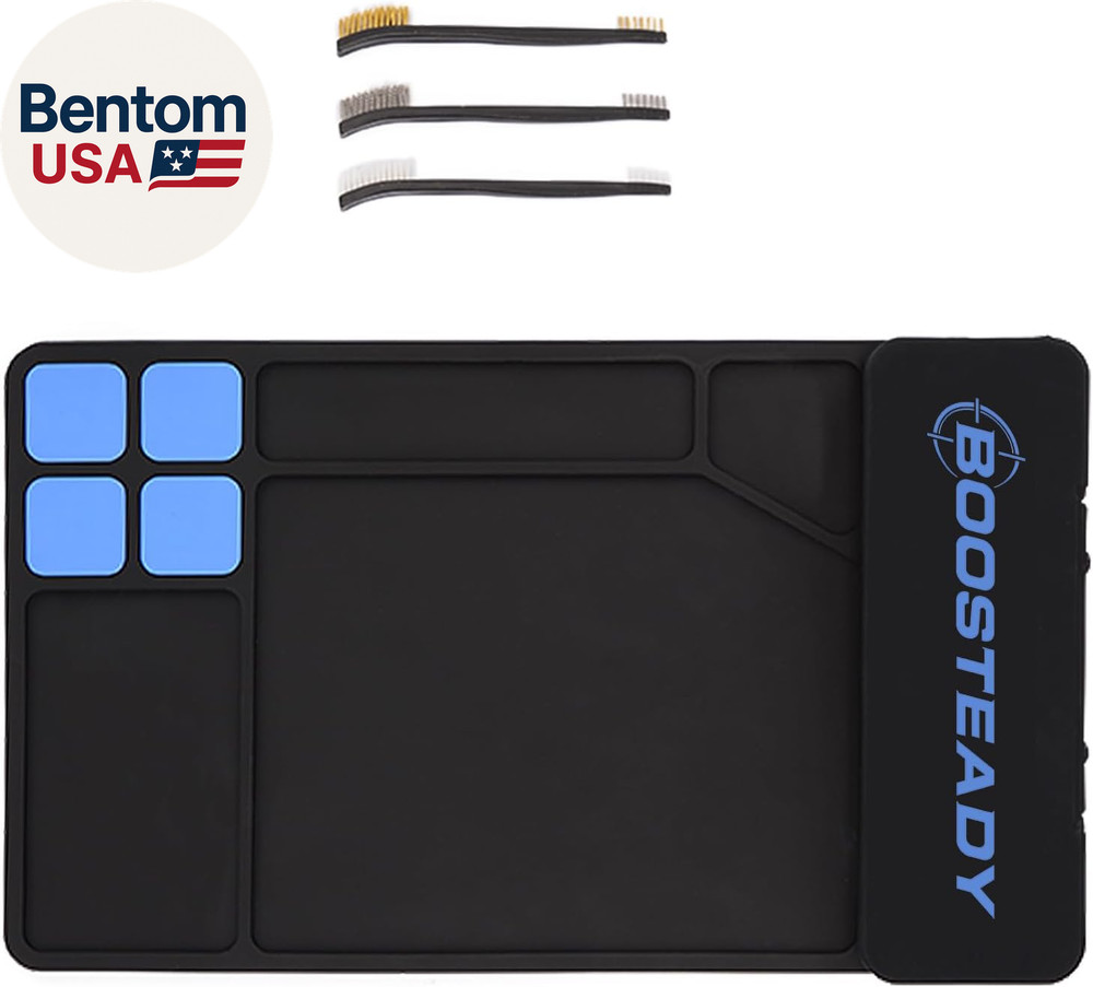 Gun Cleaning Mat, Pistol Mat, Anti-Slip Rubber Gun Mat, Magnetic Pistol Cleaning