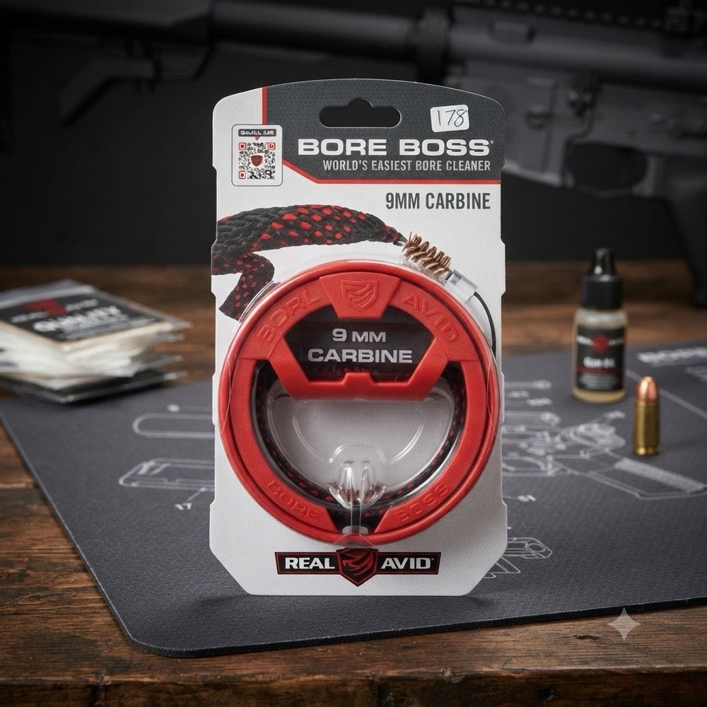 Real Avid Bore Boss Cleaning Snake/Bore Mop for 223/5.56 rifles