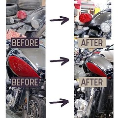 Motorcycle Cleaning Kit 6 Pack Design for Chrome, Woolies Brush, Grey (6 Pack)