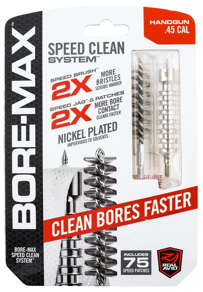Real Avid AVBMSET45 Bore-Max Speed Clean Upgrade Set 45 Cal