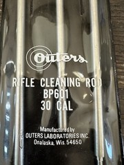 Outers Shotgun Cleaning Rod BP-601 Cleaning Kit 3 Pc Rod All Gauges handle EUC
