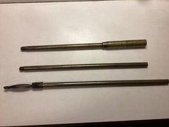 ANTIQUE C.M. POWERS GUN CLEANER FARIES MFG. CO. DECATUR ILL SHOTGUN PAT. 1896