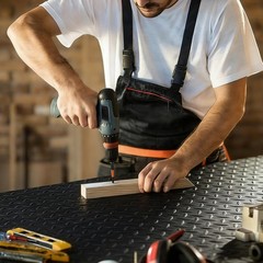 16.5″ x 48″ Anti-Slip Workbench Mat – Durable Crafting & DIY Accessory, Protecti