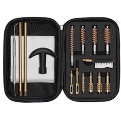 MaximalPower Gun Cleaning Kit For .40 .45 .22 .38 9mm Cal. Rifle Pistol w/ Case