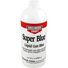 Super Blue Liquid Gun Blue – Double Strength for Rifles, Pistols, Revolvers, …