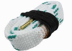 gun bore cleaning snakes 5 pack with 22 cal 30 cal 44 /45 cal, 9mm, 12 gauge