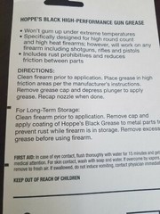 Hoppe’s Black Gun Grease Synthetic Polymer Formula 12cc Syringe # HBGG New