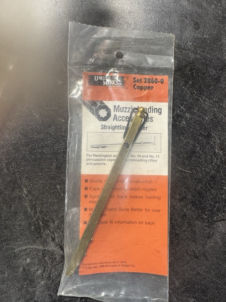 Uncle Mikes Set 2860-0 Capper Muzzleloading Accessories