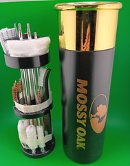 NEW 58 Piece Universal Gun Cleaning Kit, Haas Outdoors, Mossy Oak, Shotgun Shell