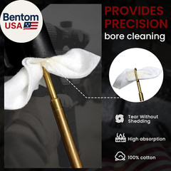 1800/1400/600 Gun Cleaning Patches in Box, 2″ Highly Absorbent Cloth, Lint-Free