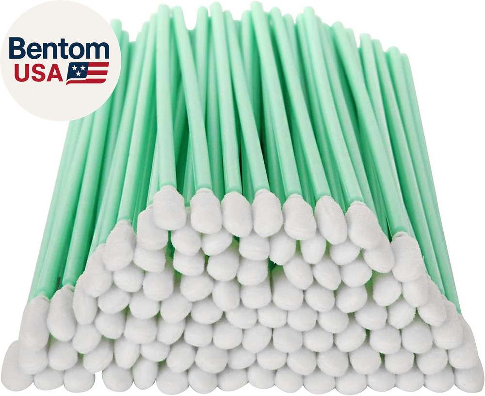 200 Pcs Foam Swab Cleaning Swabs, 6.4 Inch Multi-Purpose Tips for Gun, Painting,