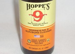 Hoppes 9 Gun Bore Cleaner Guncare Hunting Rifle Pistol 2 Oz Bottle NEW