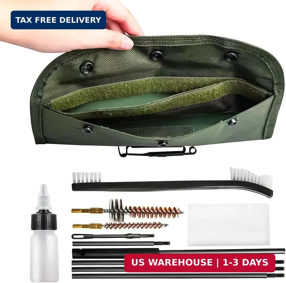 Gun Cleaning Kit Universal for Guns, Rifle Pistol Shotgun Handgun Cleaning Kit U